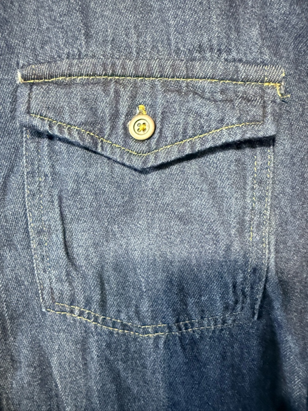 Forever 21 Dark Blue Denim Shirt Dress - Picture 5 of 7